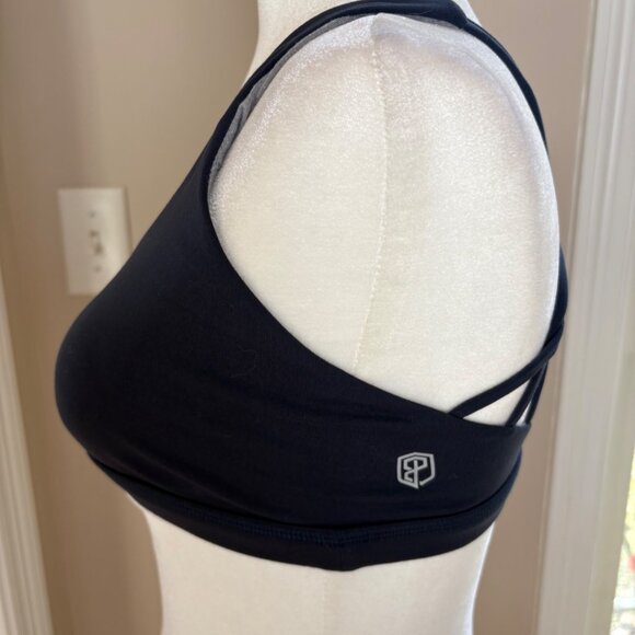 Born Primitive Vitality 2.0 Sports Bra Navy Blue Strappy Back Size Small - Picture 4 of 11